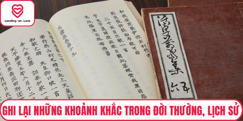 Ghi lại những khoảnh khắc trong đời thường, lịch sử