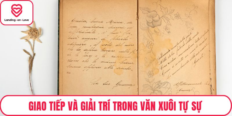Giao tiếp và giải trí trong văn xuôi tự sự