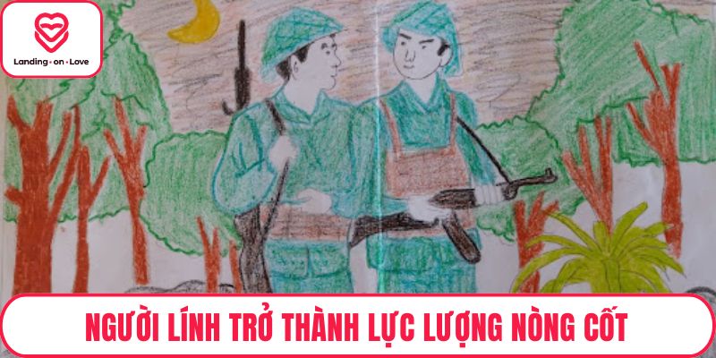 Người lính nhanh chóng trở thành lực lượng nòng cốt