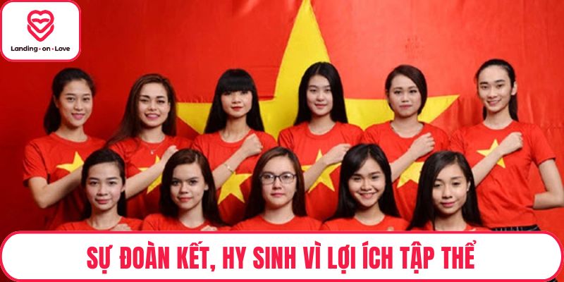 Sự đoàn kết, hy sinh vì lợi ích tập thể